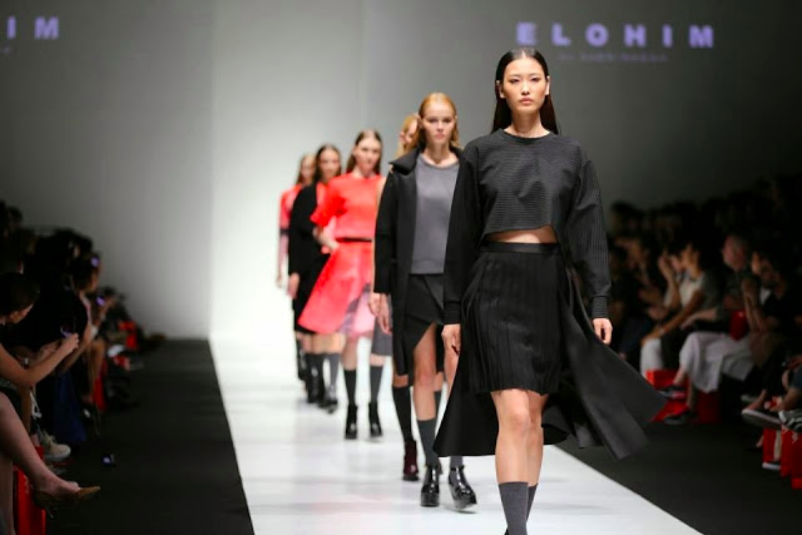 Elohim collection on the runway of Fashion Futures 2015 X Singapore Fashion Week